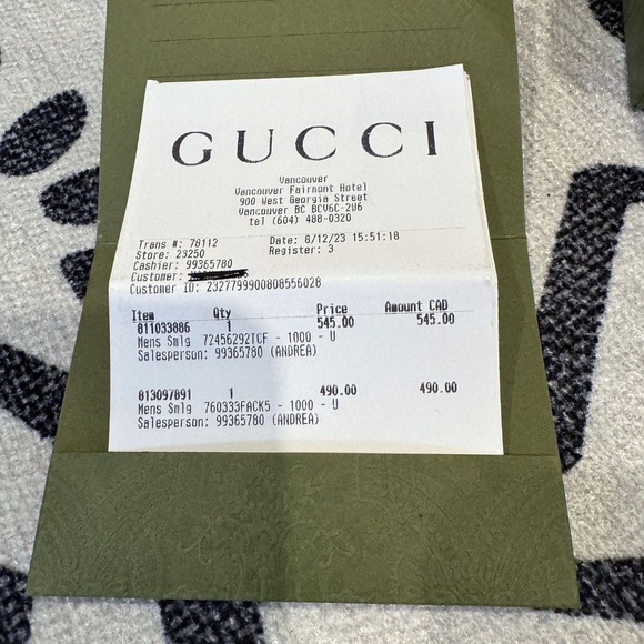 SOLD - Gucci Leather-Trimmed Monogrammed ECONYL Passport Case *Authentic* - Picture 9 of 9